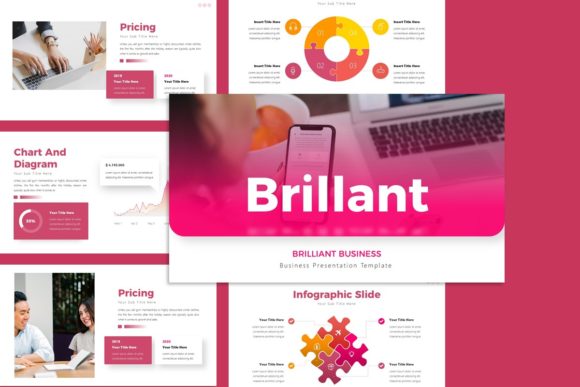 BrillantPresentation Template - Business: Elevating Modern Visual Communication