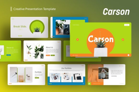 Carson Creative Presentation Template: Streamlining Visual Communication Workflows