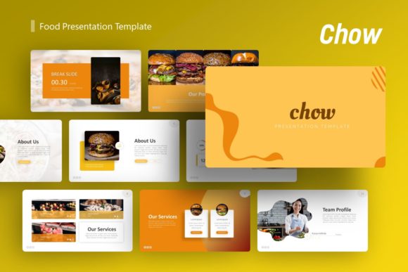 Chow Food Presentation Template: A Versatile Solution for Visual Storytelling