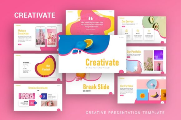 Evaluating Presentation Template - Creativate for Professional Use