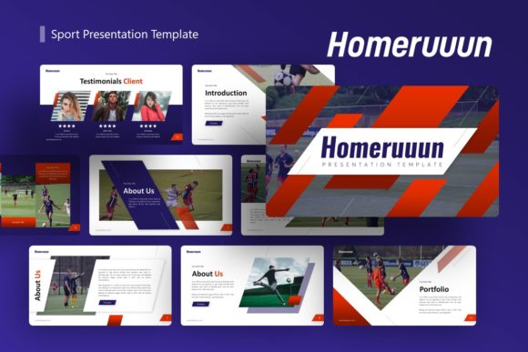 Evaluating the Homeruuun Sport Presentation Template for Professional and Creative Use