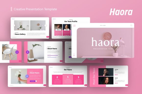 Haora Creative Presentation Template for Modern Design