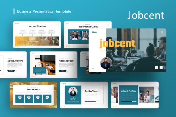 Jobcent Business Presentation Template Guide