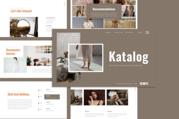 Katalog Portfolio Presentation Template Guide