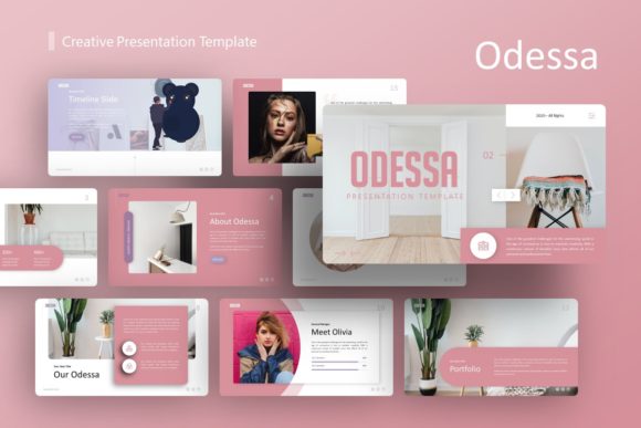Odessa Creative Presentation Template for Modern Design