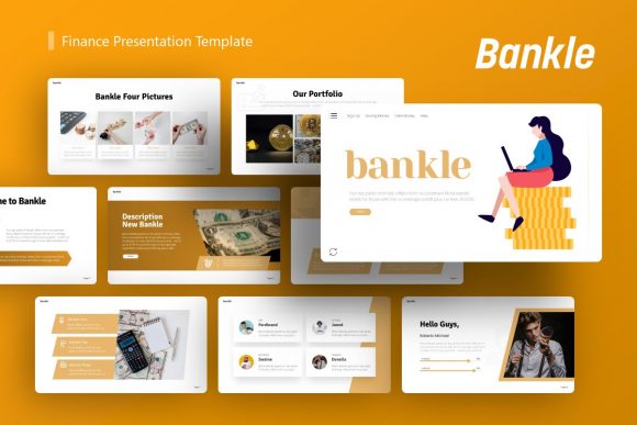 Presentation Template - Bankle: A Versatile Solution for Professional Pitch Decks and Corporate Profiles