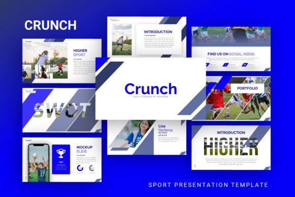Presentation Template - Crunch: Bold Visual Impact