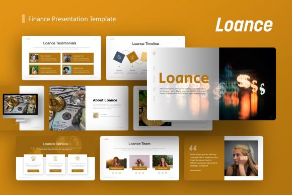 Presentation Template - Loance: Modern Finance Design
