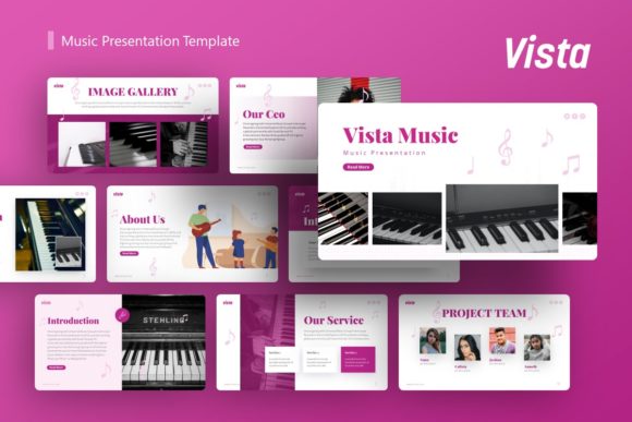 Presentation Template - Vista: A Comprehensive Guide to Visual Storytelling