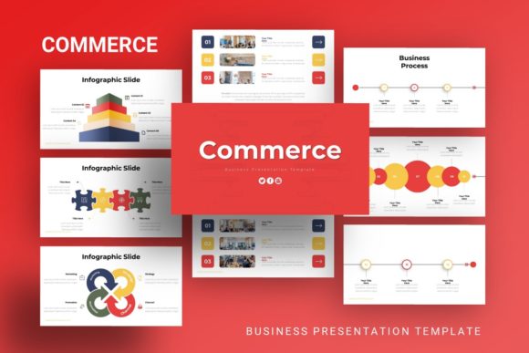 Strategic Visual Communication with the Commerce Presentation Template